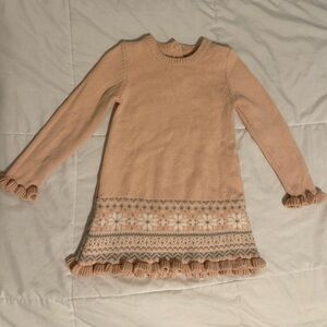Adrienne Vittadini Kids Peach Ruffle Sweater Size 3T